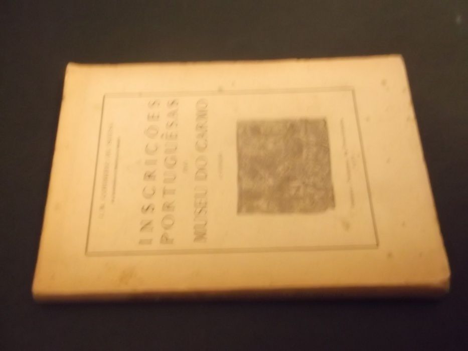 Sousa (J.M.Cordeiro);Inscrições Portuguesas do Museu do Carmo