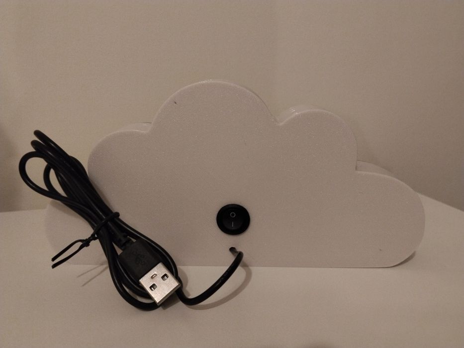 Luz de presença em forma de nuvem personalizável