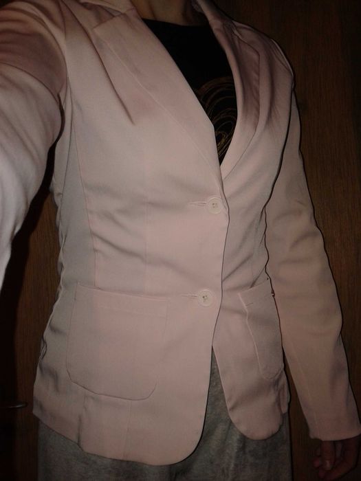 Lekka bluzka koszula wizytowa czarna atłasowa w drobne kropki groszki