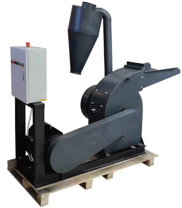 Linia do produkcji pelet 22kW młyn 15kW separator workownica podajnik