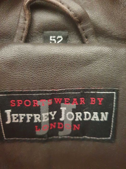 Jeffrey Jordan Куртка кожаная мужская, XL/52