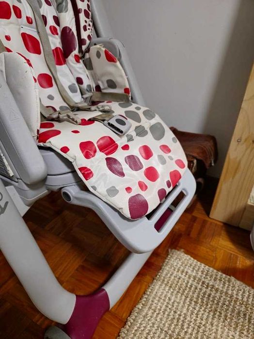 Cadeira de Alimentação CHICCO POLY PROGRESS 5 CHERRY