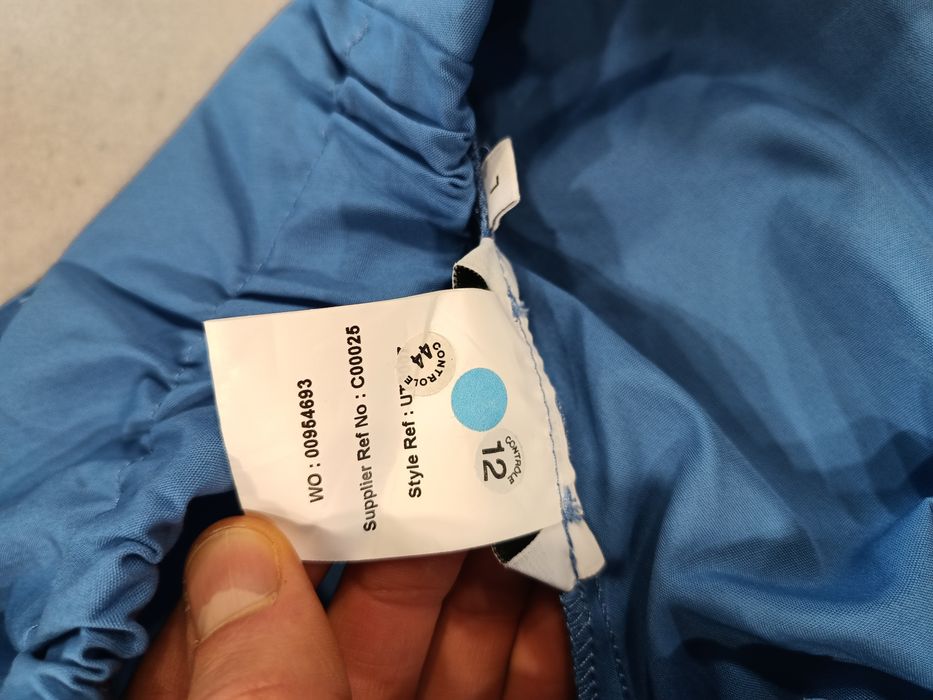 Spodnie męskie materiałowe niebieskie roz. L luźne Simon Jersey