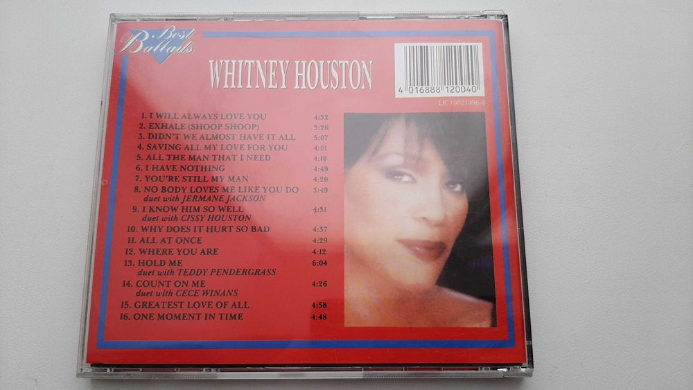 Компакт диск Whitney Houston - Best Ballads cd disc