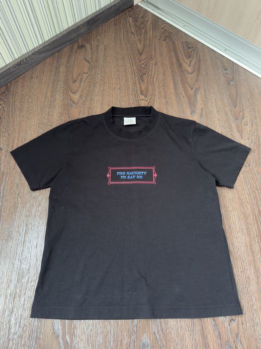 Vetements Black Too Naughty T-Shirt legit футболка оригинал