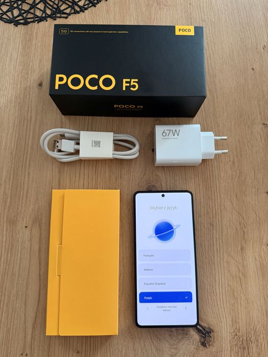 Telefon Xiaomi Poco F5 12/256 GB czarny