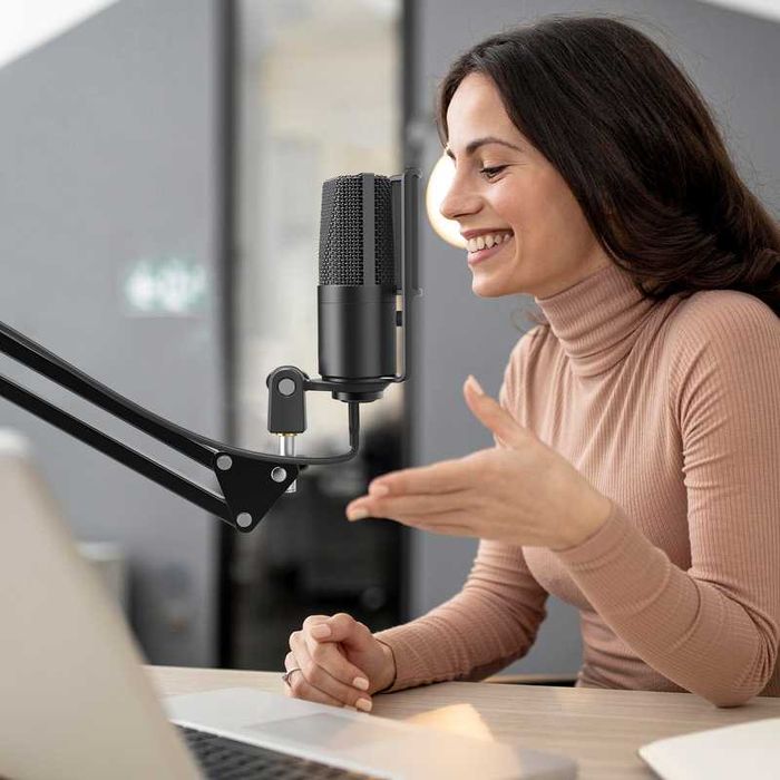 Мікрофон Fifine T669PRO1 + поп-фільтр + пантограф