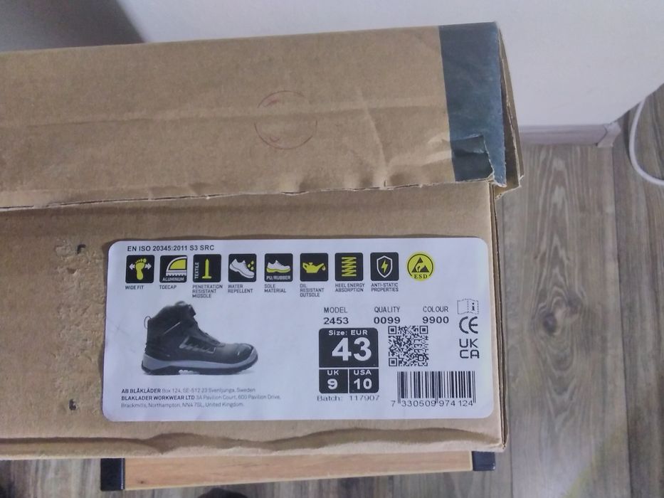 Buty robocze Blaklader Elite 2453  r 42,43,44