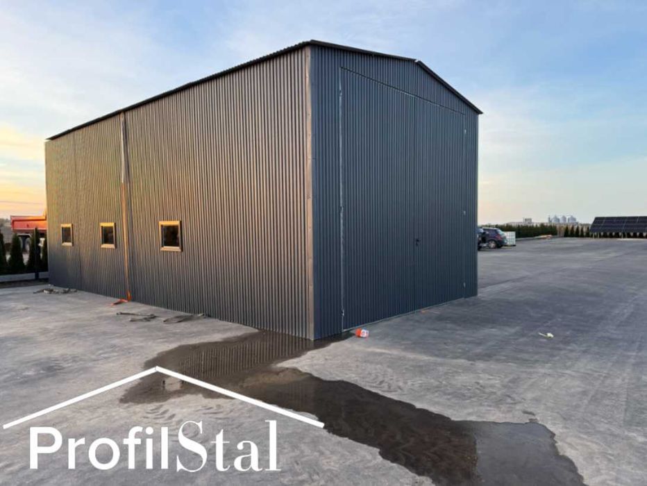 Garaze blaszane garaz hala wiata 6x12 konstrukcja ocynkowana