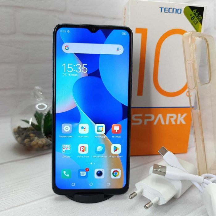 Продам телефон Tecno Spark 10C 4+4/64Gb NFC в гарному стані