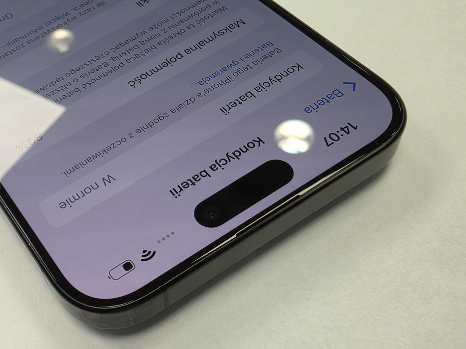 iPhone 15 PRO MAX 256GB Dual SIM (SIM + eSIM)/ Black Titanium/ BAT 89%/ Grade A/ + ładowarka/ GW 12 MSC
