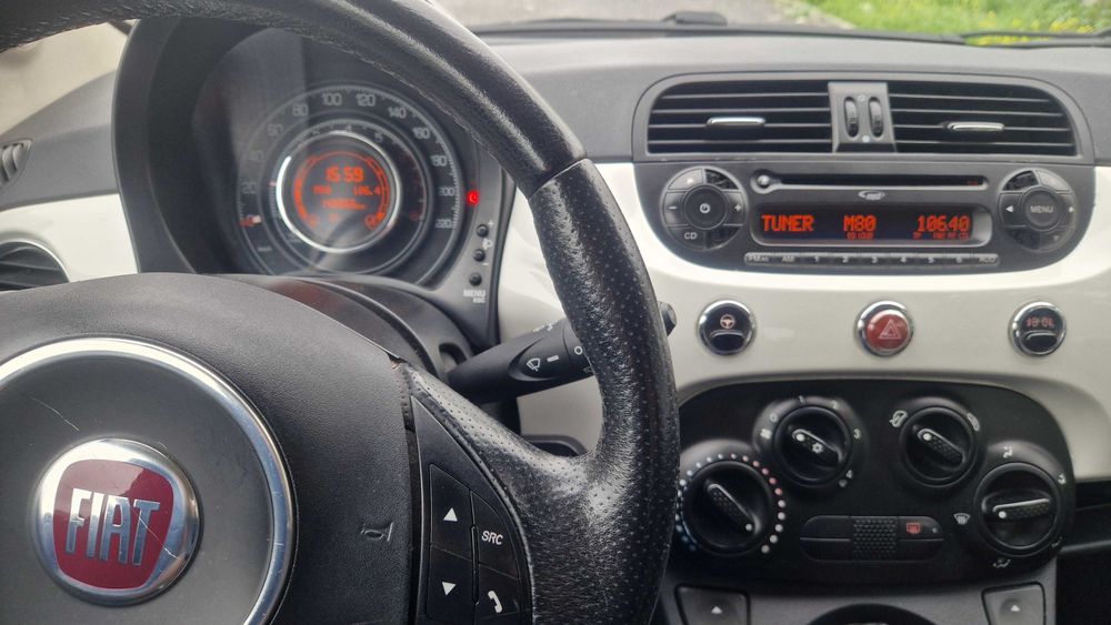 Fiat 500 Lounge 1,2 gasolina 09/2008