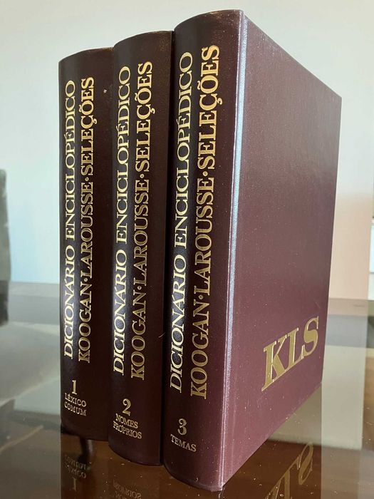 Dicionário Enciclopédico Koogan Larousse Selecções – 3 Volumes