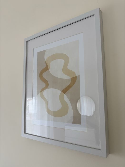 Conjunto de molduras e posters