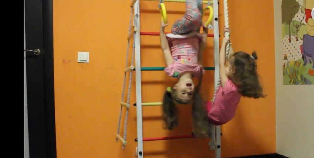 Espaldar treino para criança