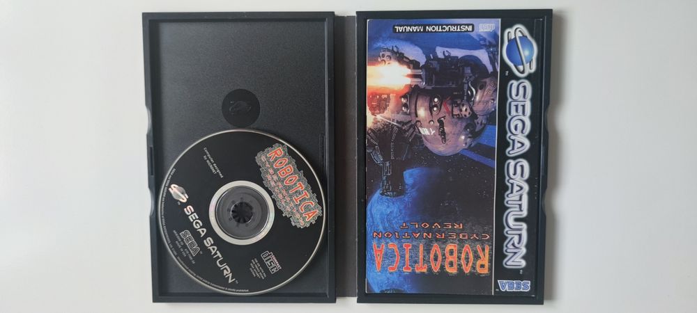 Robotica Completo com Manual - Sega Saturn - Impecável