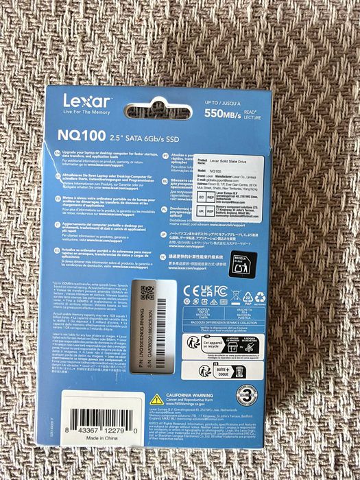 Disco SSD Lexar NQ100 240GB