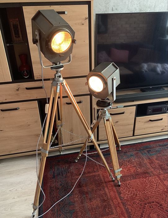 Lampa podłogowa stojaca  Loft Vintage Industrial Prl