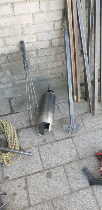 Wiertnica do kopania studni głębinowej , abisyńska