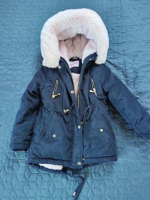 Kurtka zimowa parka dziecięca/dziewczynka 104  4-5  lat