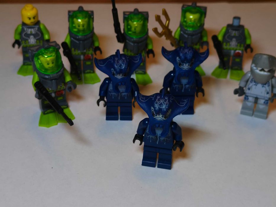 LEGO ATLANTIS - 10 figurek i stworzeń morskich | Oryginalne LEGO