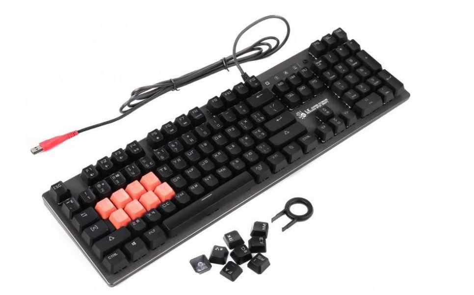 Ігрова клавіатура Bloody B760 (Grey) Green Switch