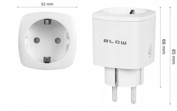 INTELIGETNE Gniazdko smart WIFI smart home TUYA watomierz programator