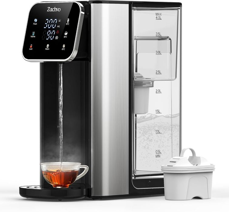 Zachvo Dozownik gorącej wody, filtrowana woda, 45-95°C