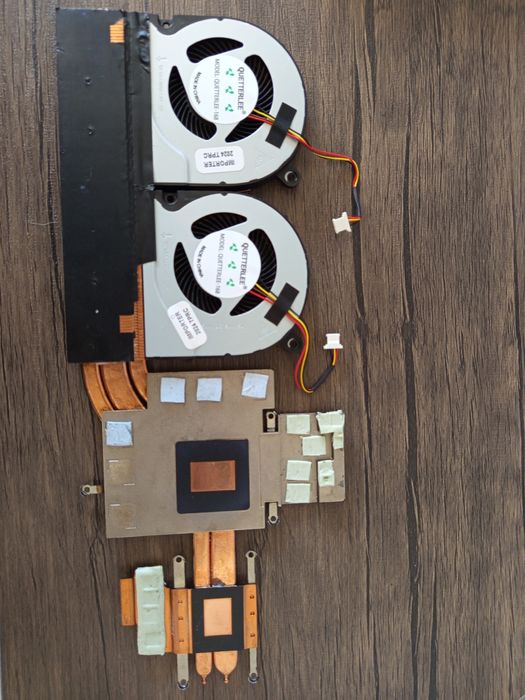 Radiator wraz z wiatrakami Acer predator Helios 300
