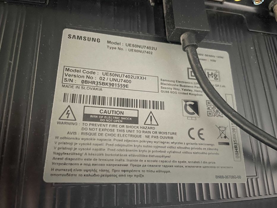 Телевізор Samsung UE50NU7402 UHD 4K Smart Серія 7