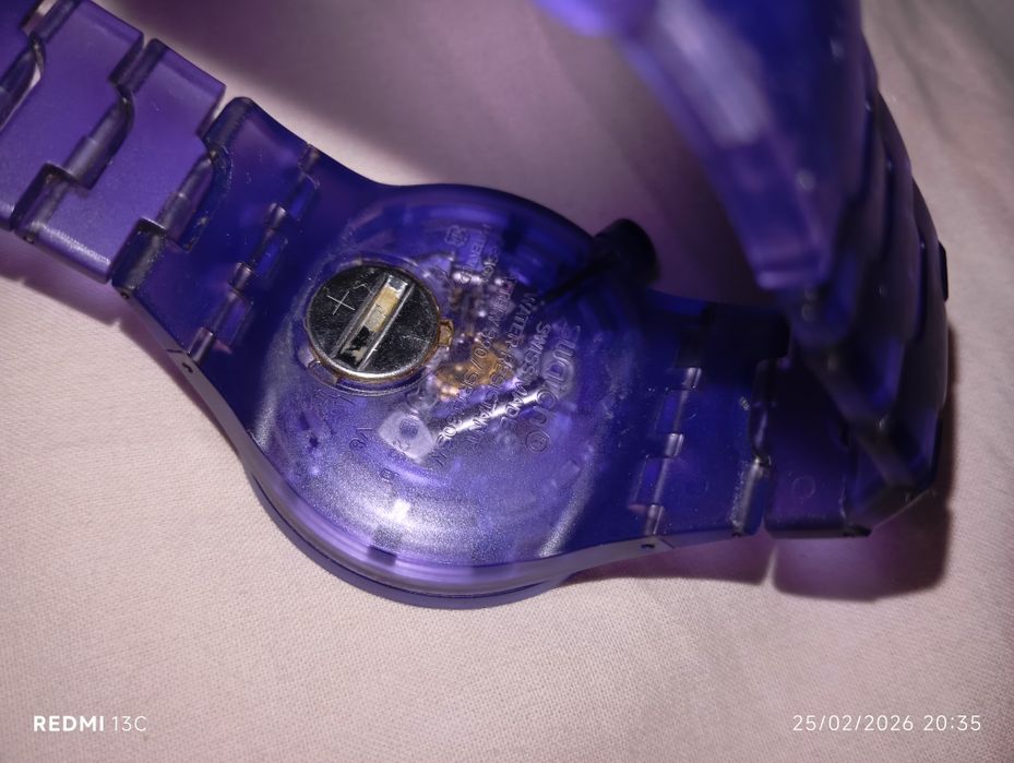 Relógio senhora Swatch roxo