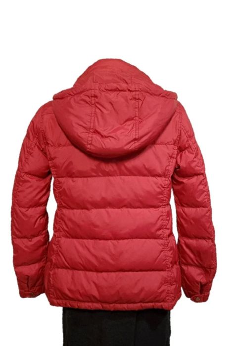 Tommy Hilfiger premium kurtka puchowa ciemnoczerwona quiet luxury old