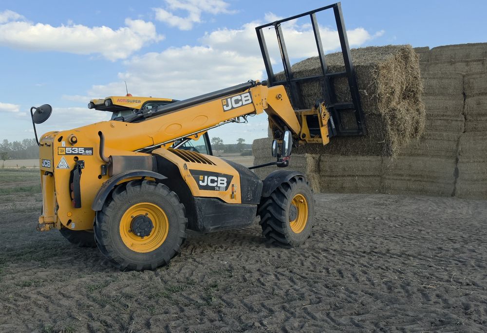 Ładowarka teleskopowa JCB 535-95 AGRI SUPER najlepszy model rolnicza 145KM 541-70 manitou 940 merlo