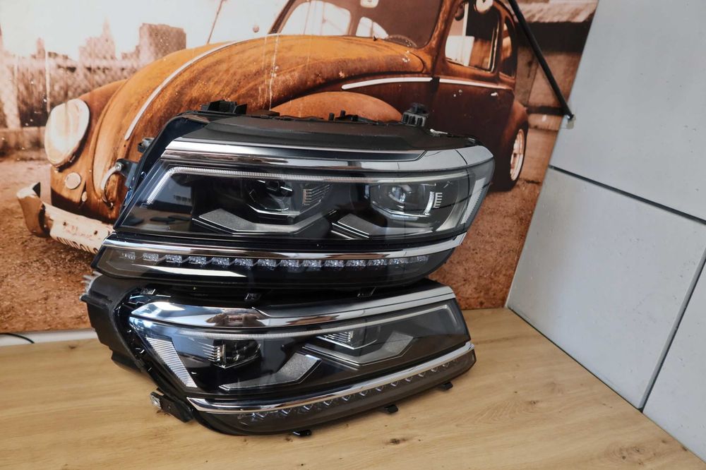 VW TIGUAN 5NB фара передня тігуан разбор запчась купити фари лед купит