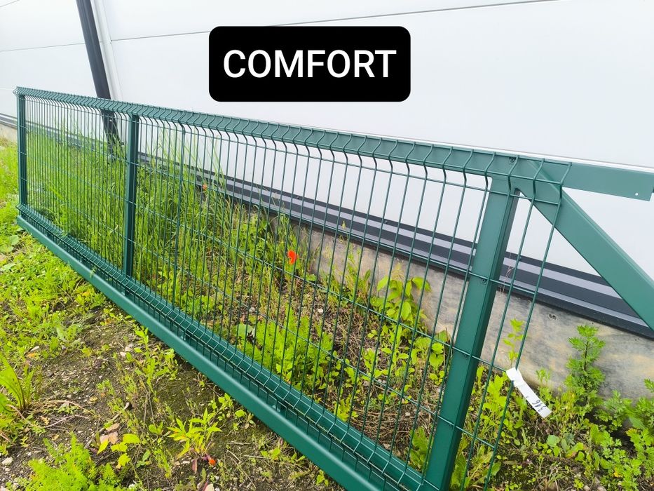 Brama przesuwna panel z blachy 4mx1,42m, ocynk ogniowy+RAL, inne