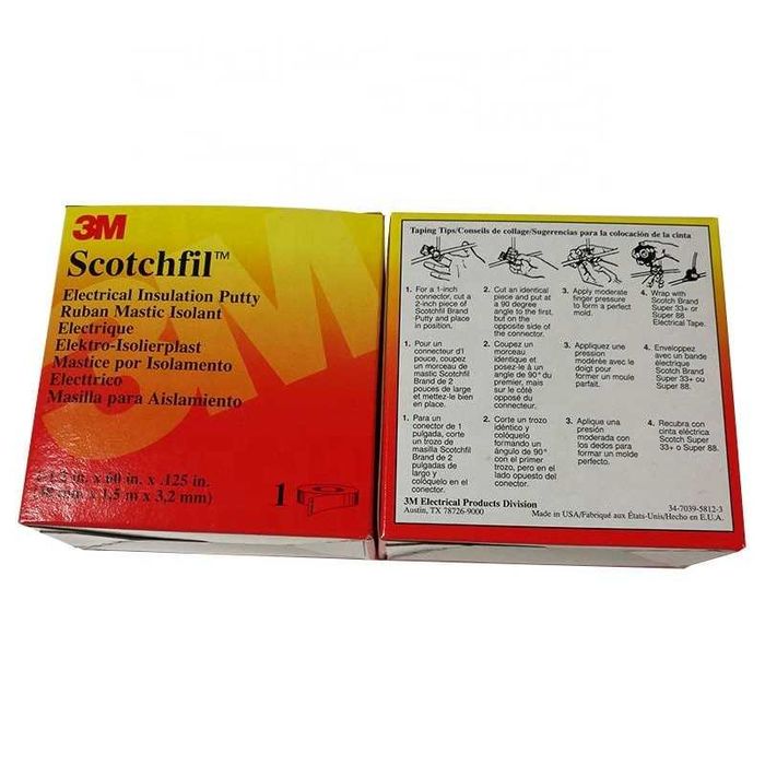 Scotchfil 3M электроизоляционная мастика 38мм х 1.5м x 3,2мм