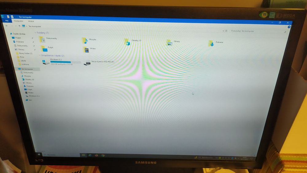Monitor Samsung B2240W 22″ VGA DVI + kable