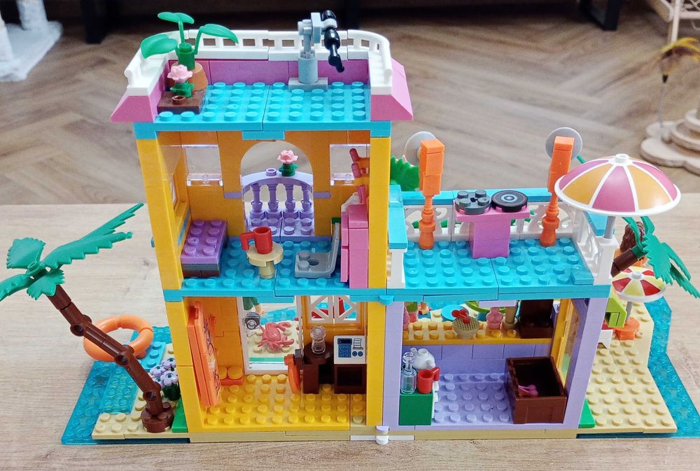 Klocki ELEFUN Wakacje nad morzem 850 elementów - BARDZO DUŻY zestaw klocków typu lego