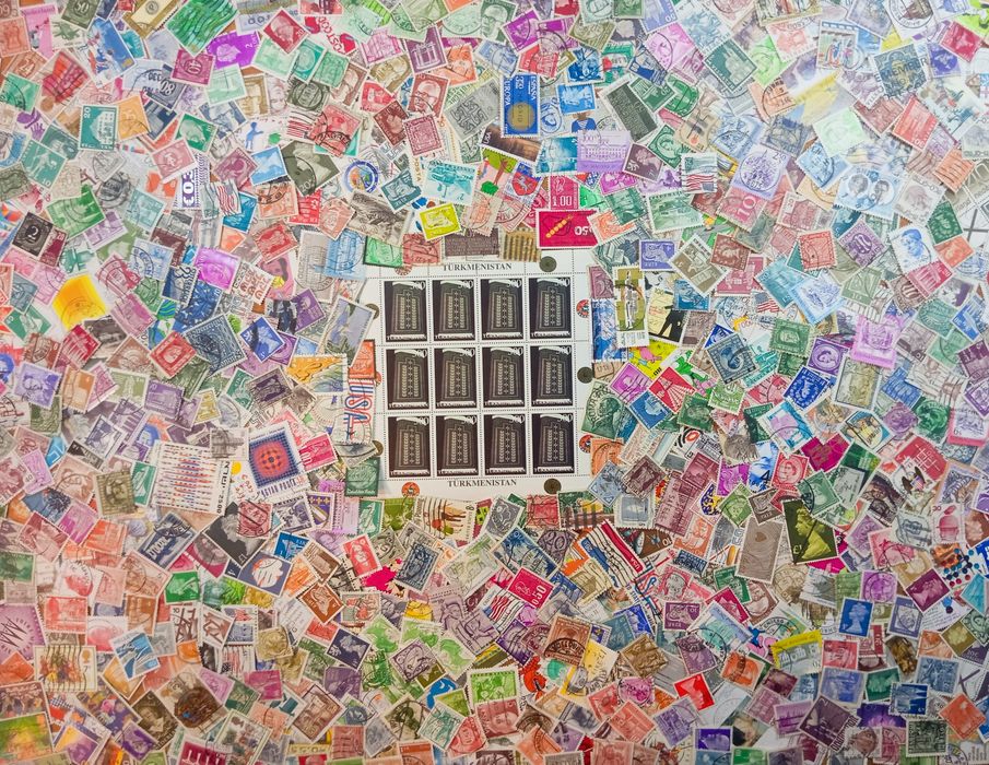 Поштові марки 1000 шт без дублів +подарунок