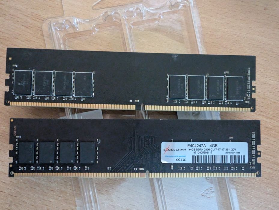 Оперативна пам'ять DDR4 Exceleram 2x4gb 2400mhz