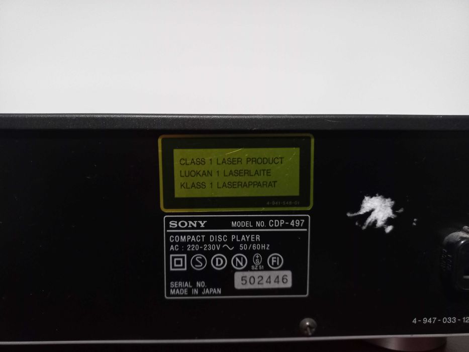 CD Sony CDP-497 odtwarzacz sprawny 100%