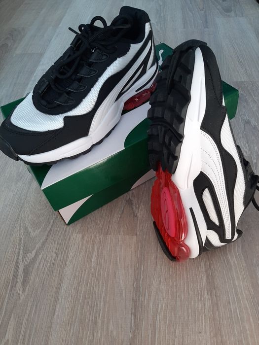 Okazja Adidasy puma sneakers czarne białe Nowe z metkami