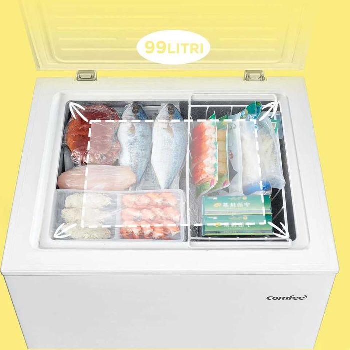 Congelador horizontal COMFEE' RCC100WH2, 99 litros