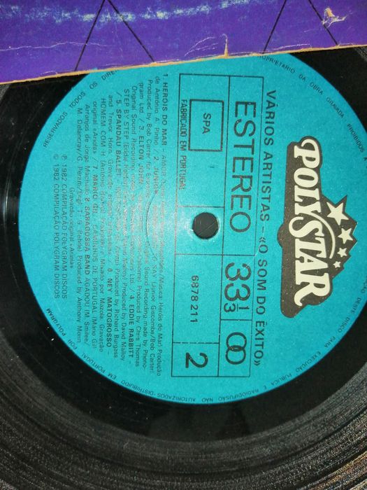 Polystar - O som do êxito	(Vinil)	disco de vinil como novo!!*