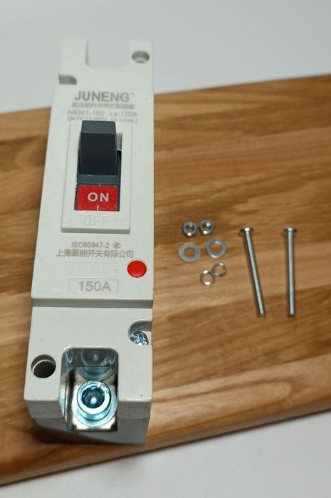 Силовий DC автомат 80-600а 12-500в, автомат постійного струму