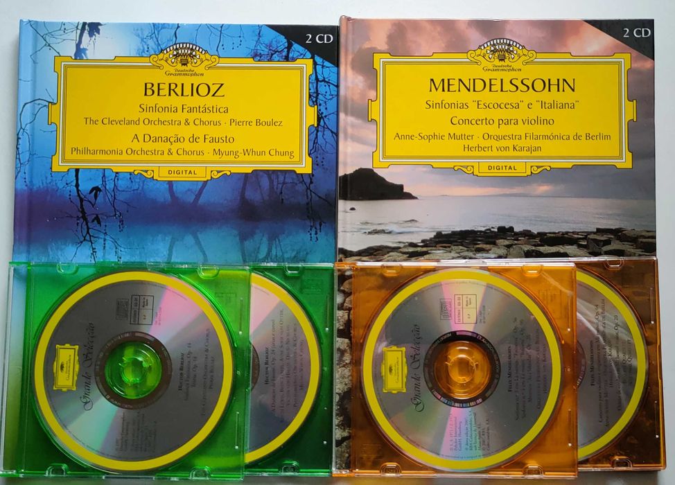 Coleção completa 40 livros+80cds Deutsche Grammophon
