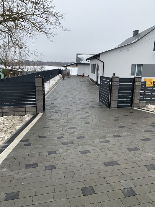 Укладання бруківки.ЧСБ,бобкат.Мінік