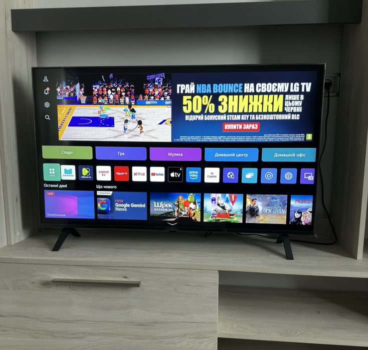 Телевізор LG 43UR78006LK
