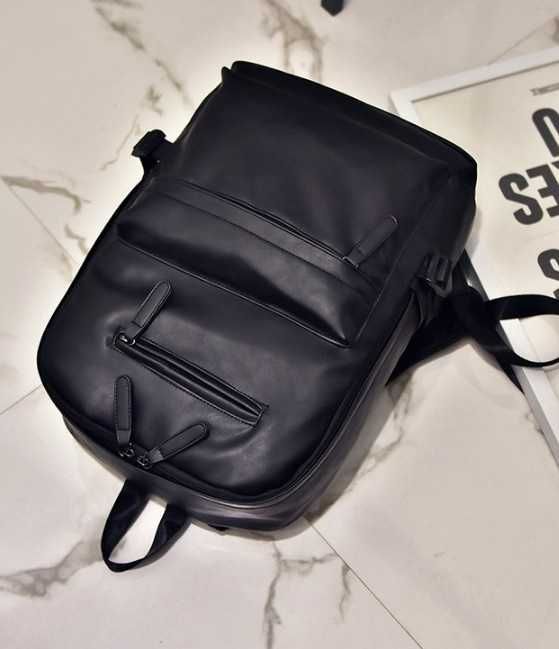 Мужской кожаный чоловічий рюкзак ранець портфель сумка для чоловіків