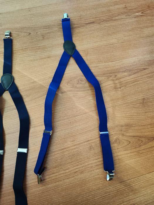 Suspensórios criança azuis